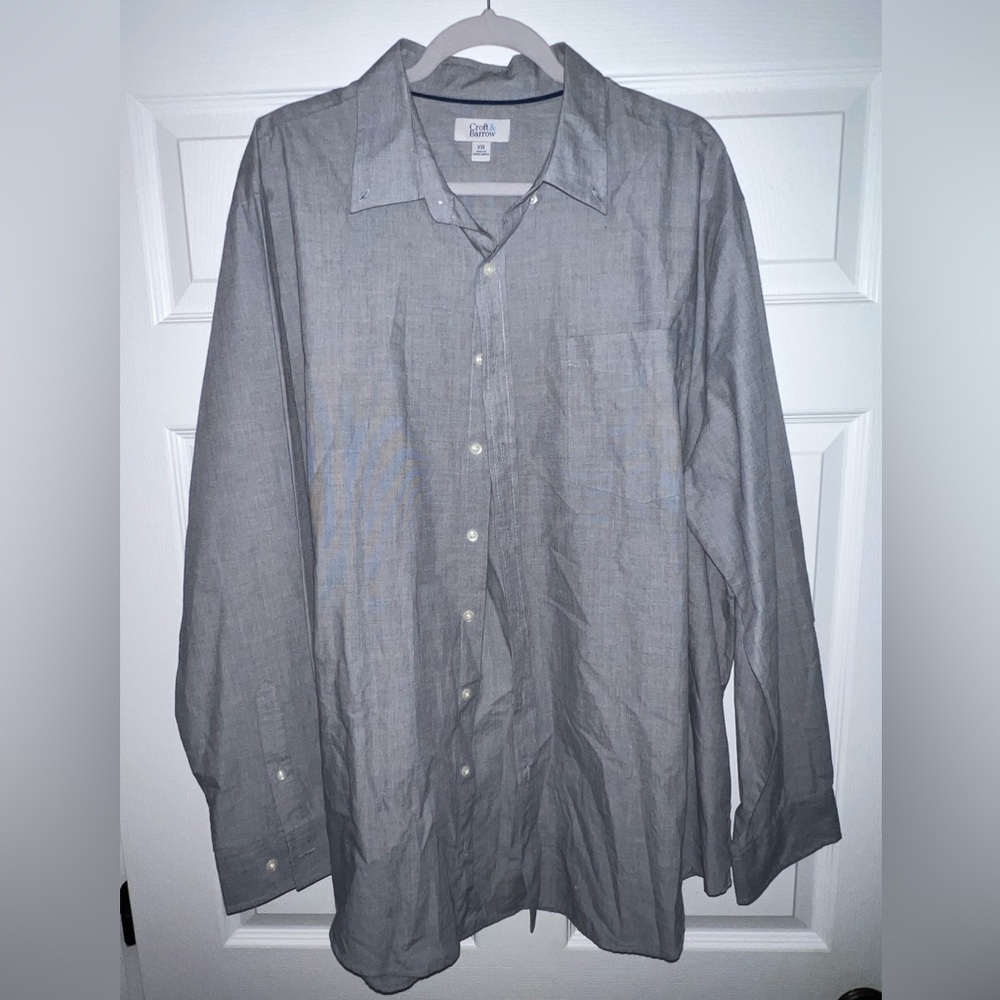 Men’s Croft and Barrow button down shirt sz xxl, $15